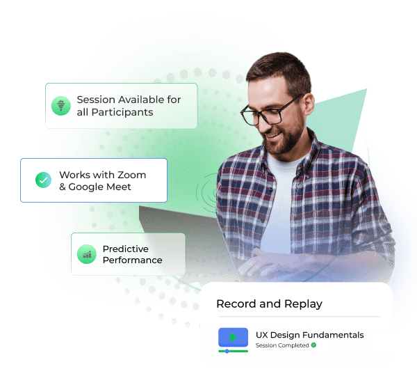 Course recording and replay system