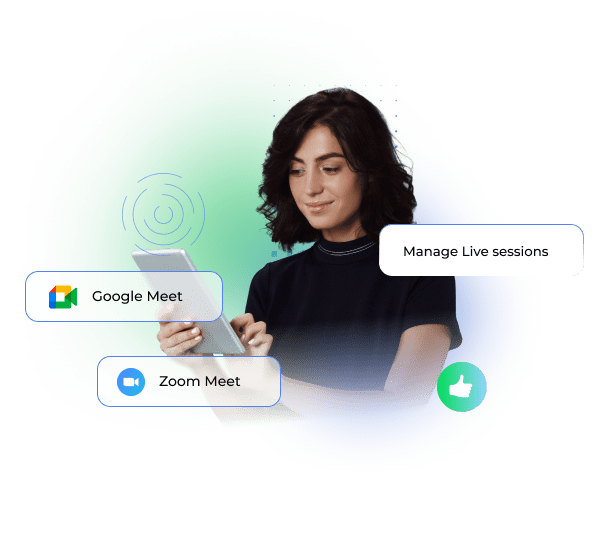 Live course scheduling system