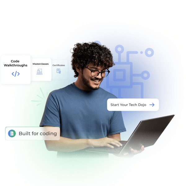 Software development and coding education sessions