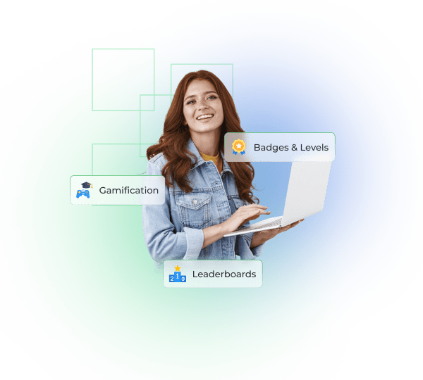 Tech gamification including coding achievements and developer progress tracking