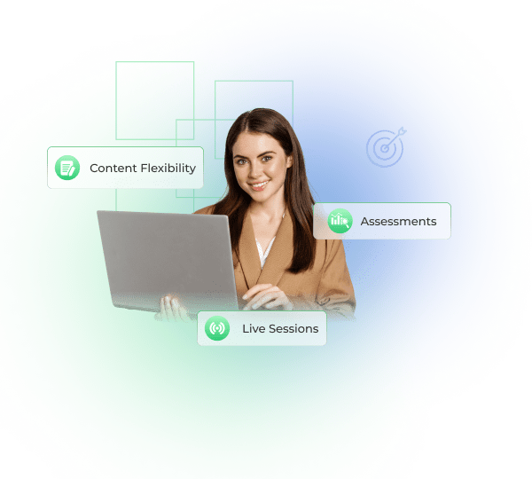 Diverse curriculum formats including live classes and assessments