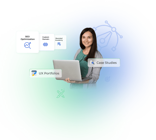 SEO optimization and brand discovery for creative platforms