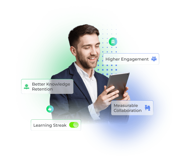 Students engaged in gamified learning environment