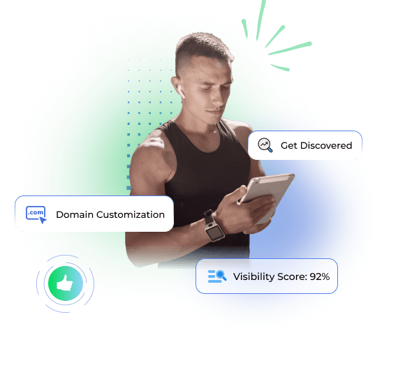 Professional fitness and wellness branding