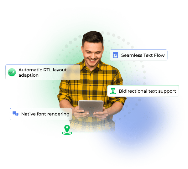 Right-to-left language interface